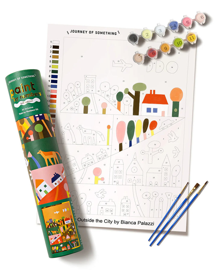 Kids Paint By Numbers - Outside the City
