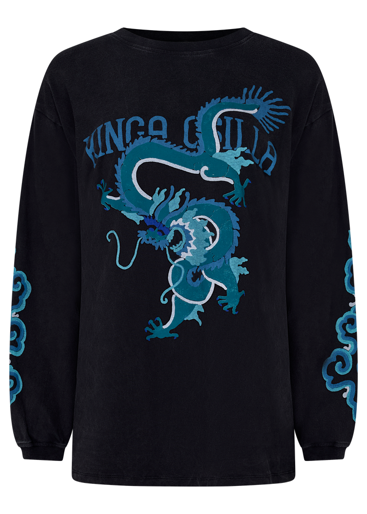 Rex Dragon Roses LS Tee