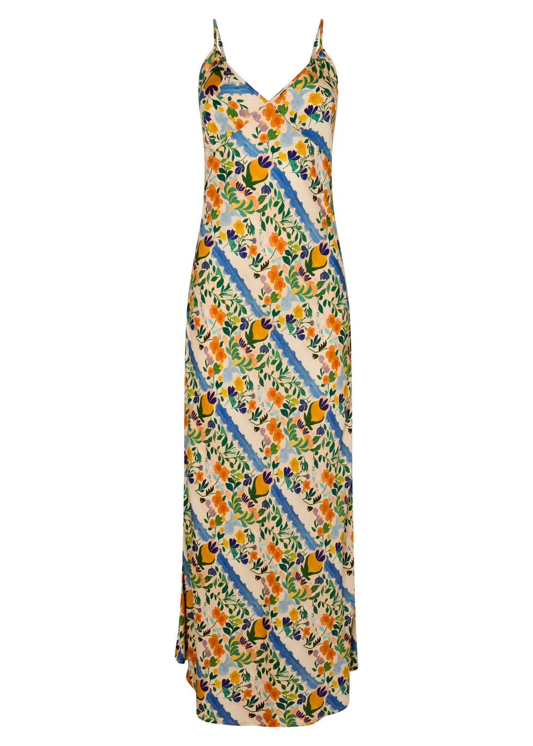 Limone Triangle Slip Dress