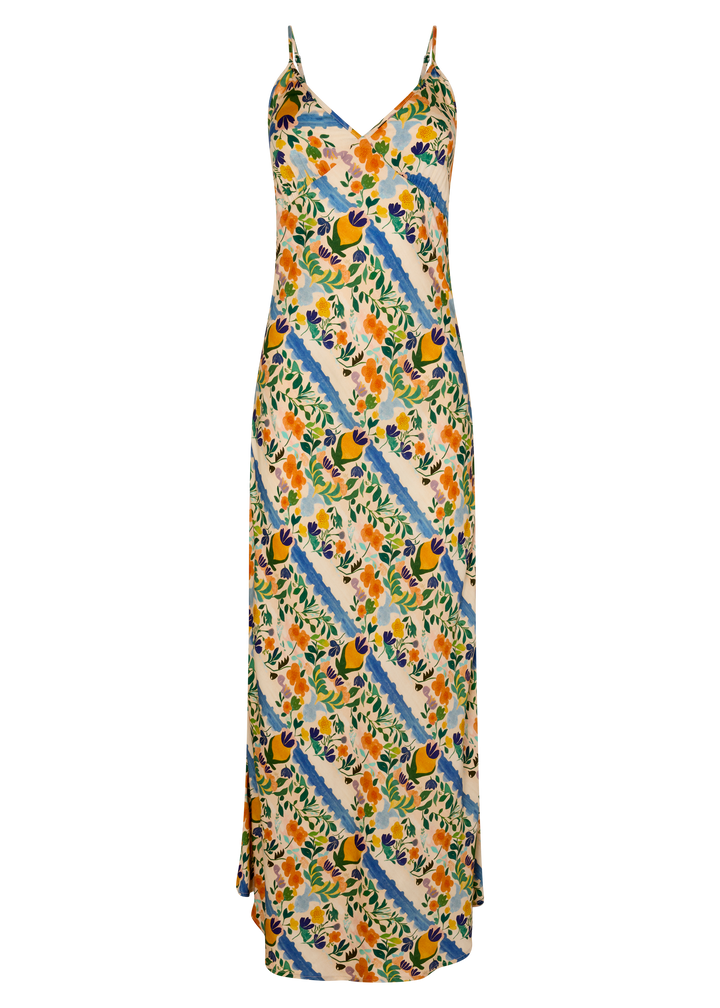 Limone Triangle Slip Dress