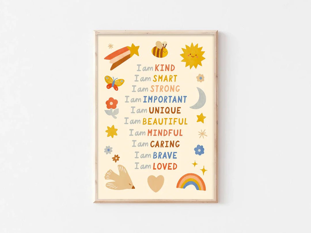 Illustrated Affirmation Print A3