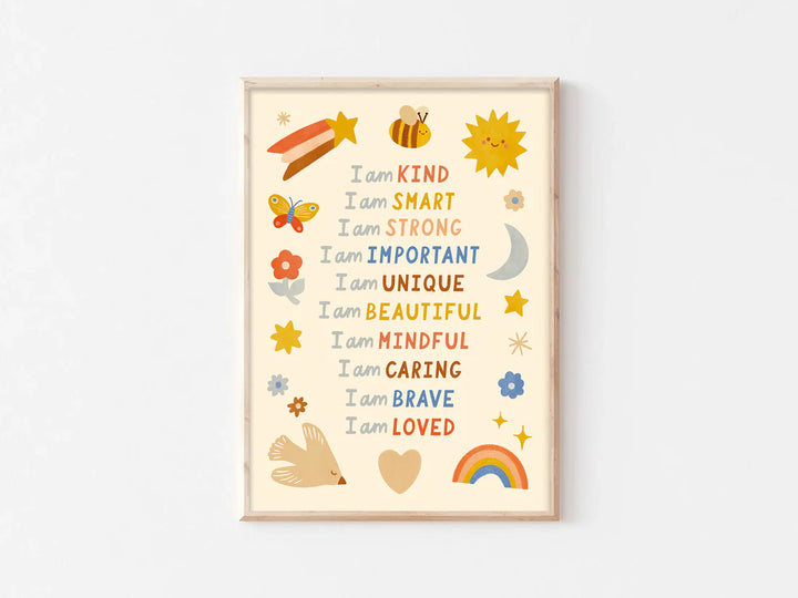 Illustrated Affirmation Print A3