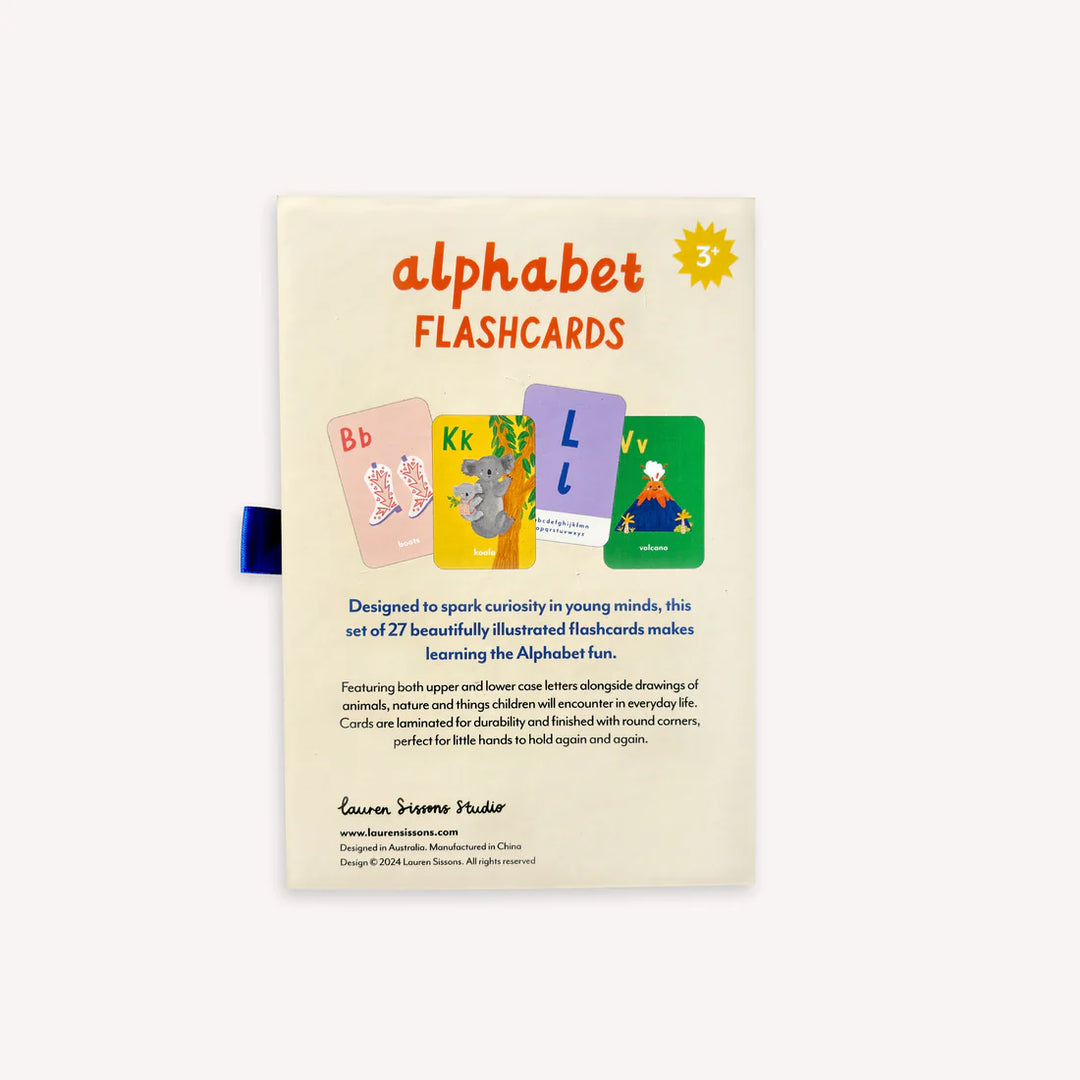 A-Z Illustrated Alphabet Flashcards