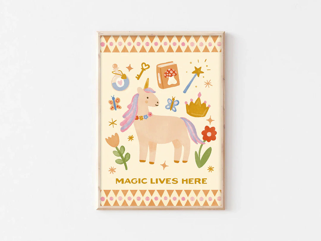 Magic Lives Here Print A3