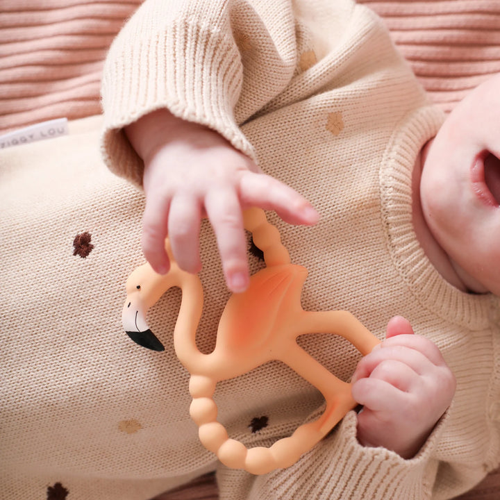 Lingo The Flamingo Mini Teether