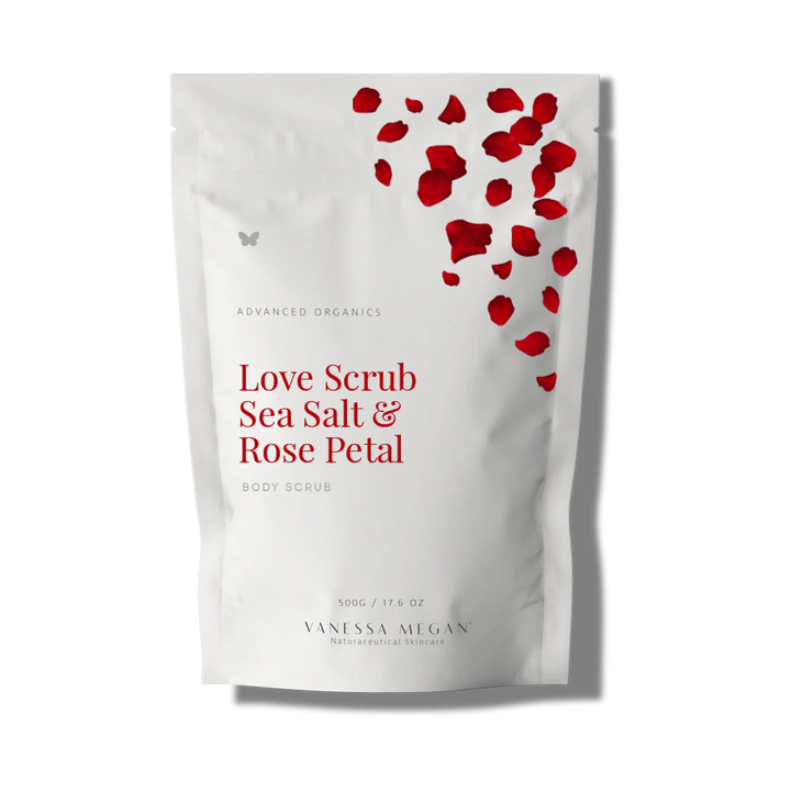 Love Scrub - Sea Salt & Rose Petal Body Scrub 500g