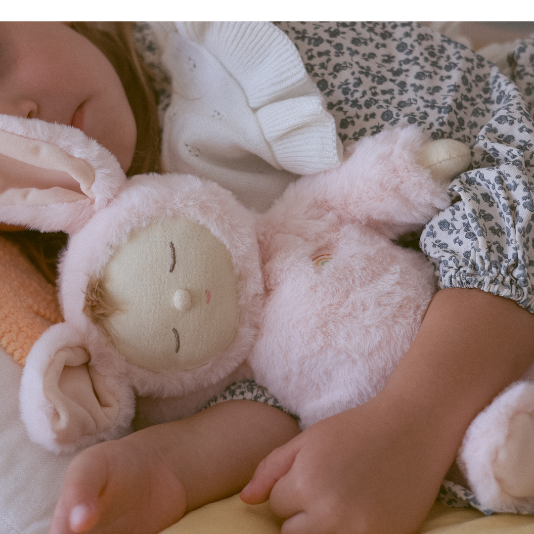 Lullaby Cozy Dinkum Bunny  Moppet - Pink