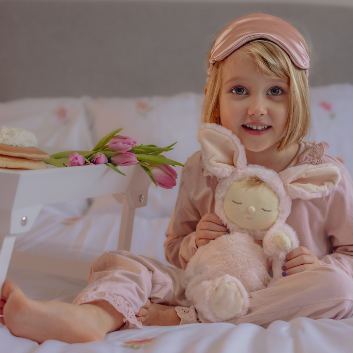 Lullaby Cozy Dinkum Bunny  Moppet - Pink