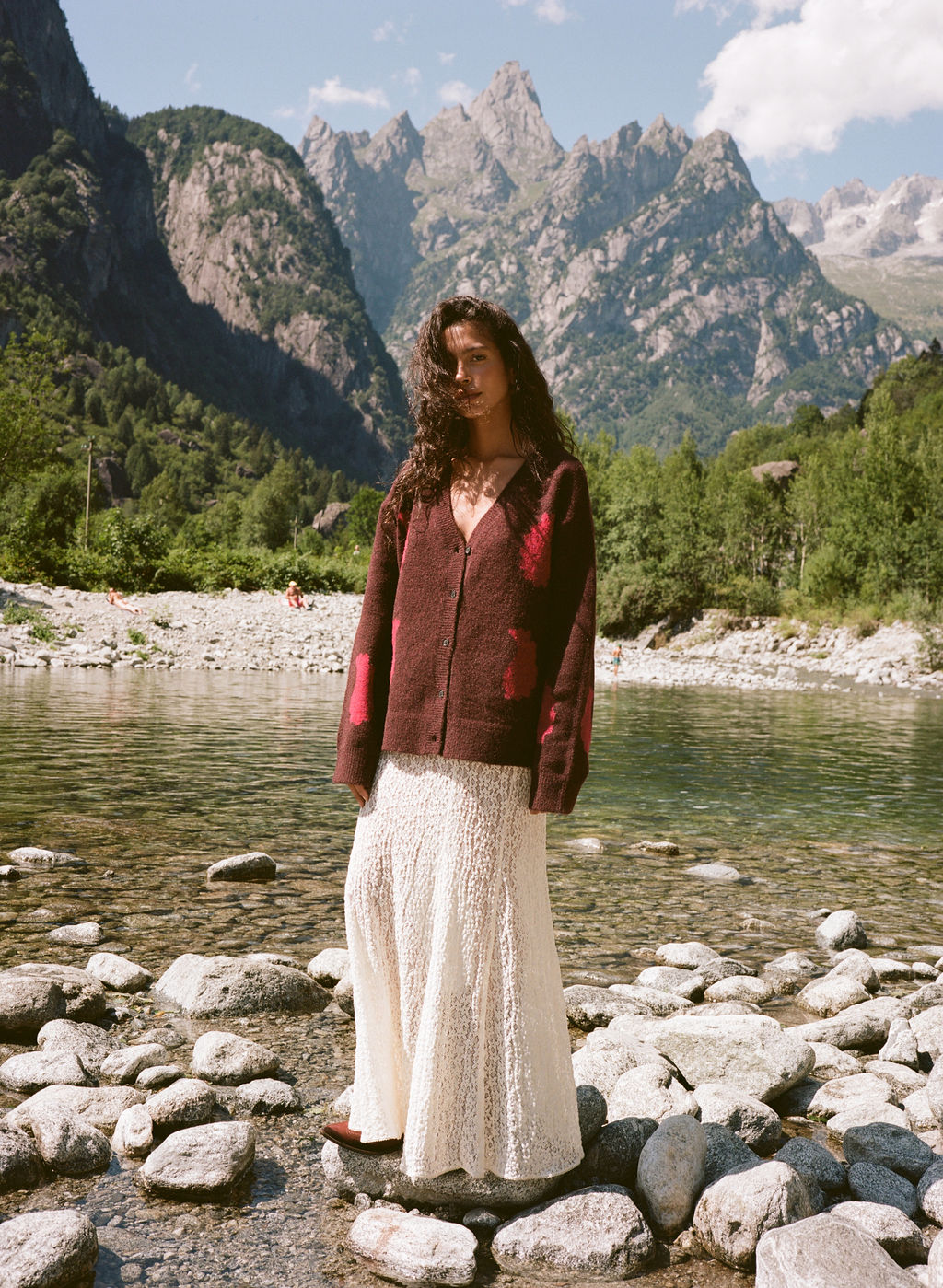 Tarot Lace Mother Maxi Skirt
