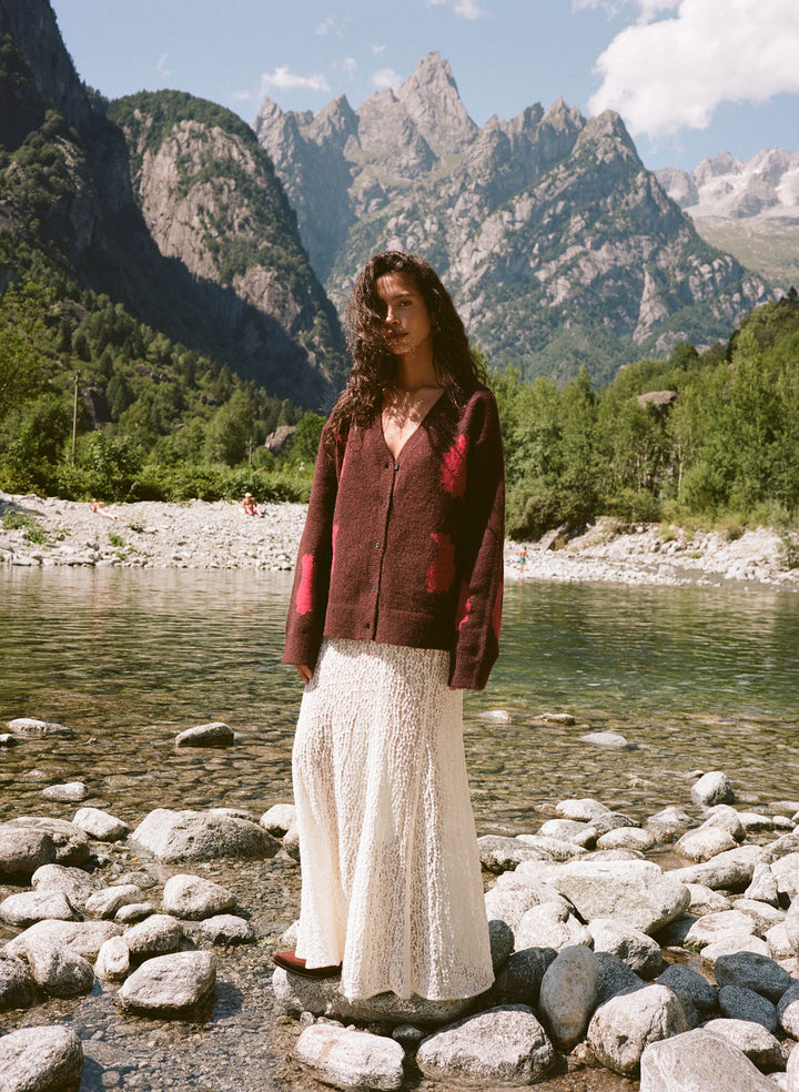 Tarot Lace Mother Maxi Skirt