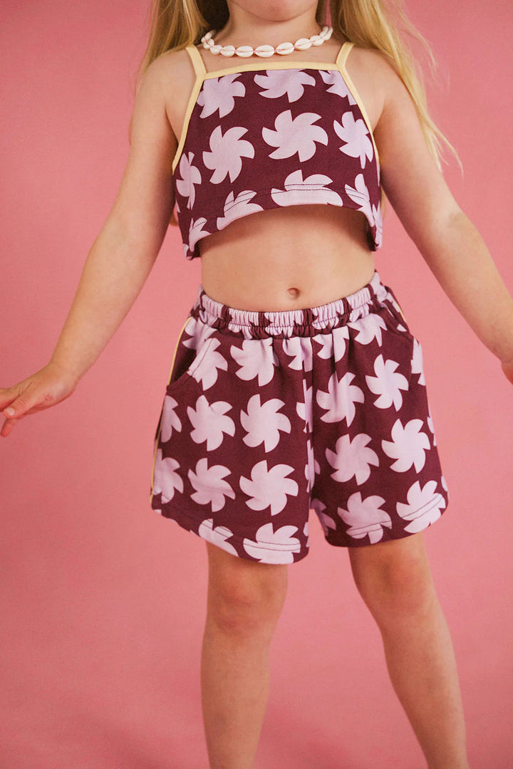 Lenn Crop - Plum