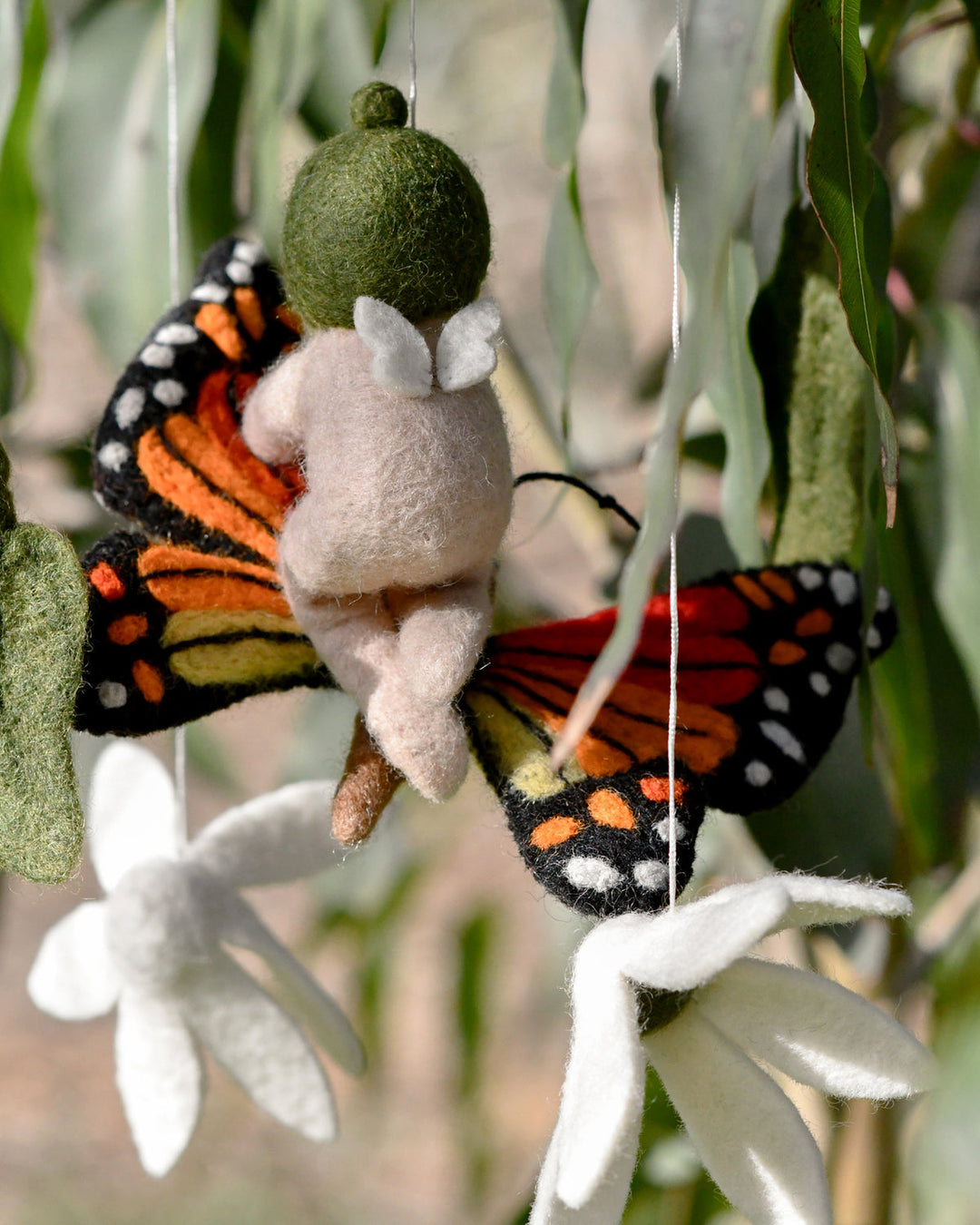 Gumnut Baby with Butterfly Cot Mobile - May Gibbs x Tara Treasures