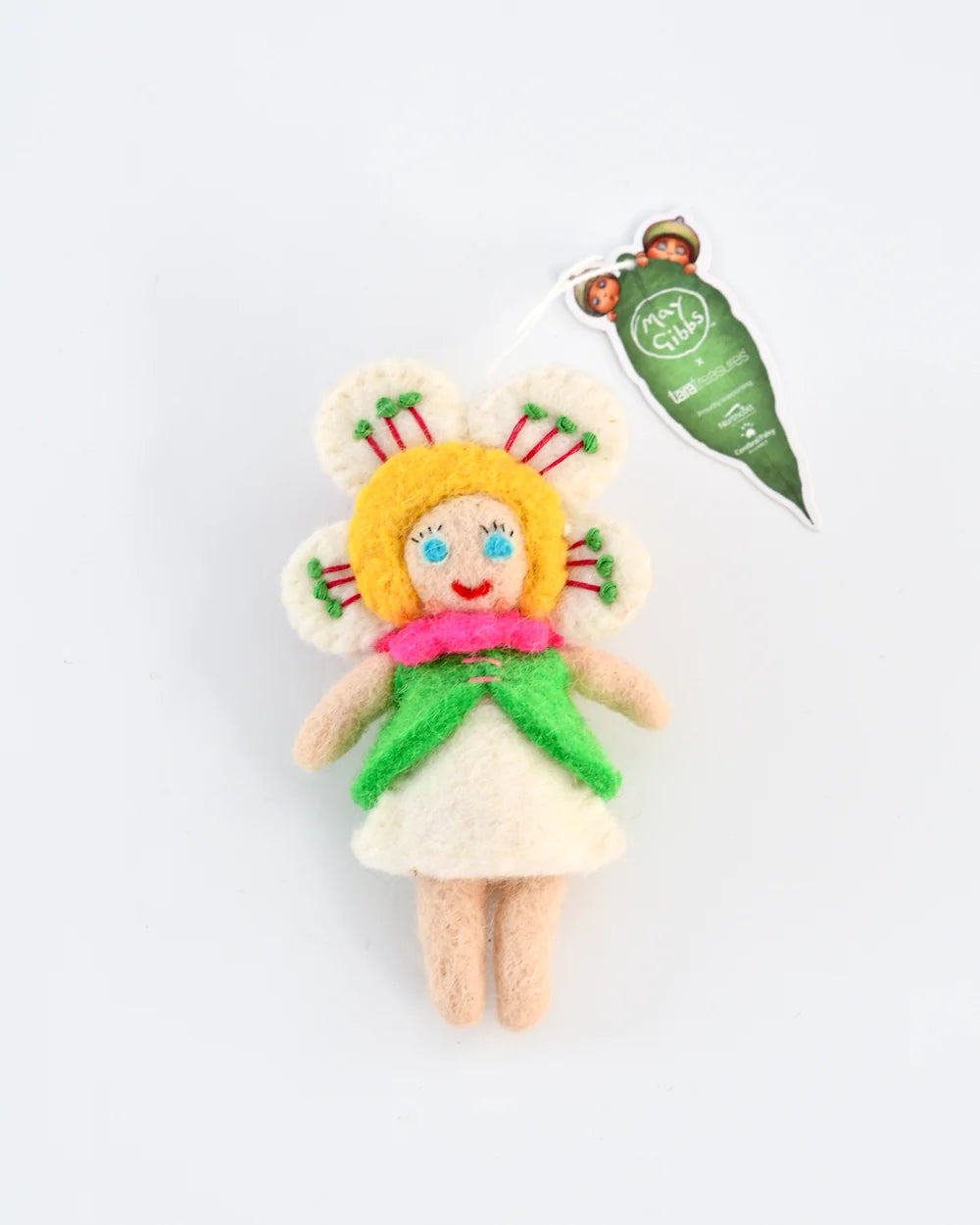 Sweet Alyssum Baby Toy Ornament - May Gibbs x Tara Treasures