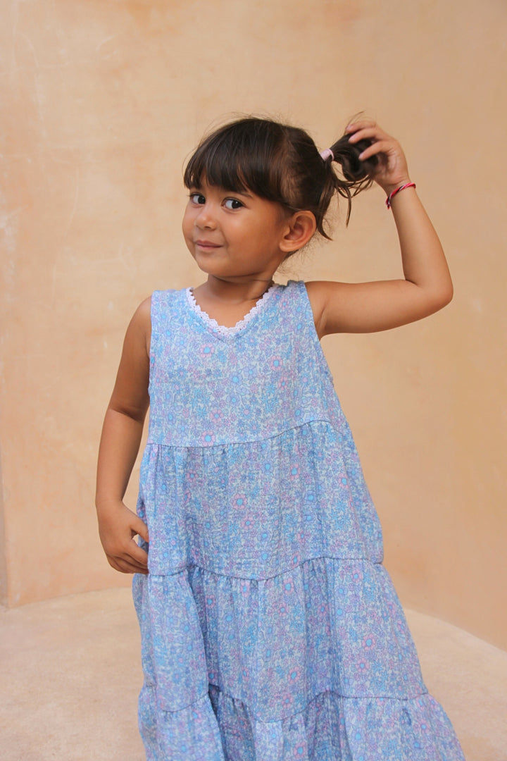 Maya Dress - Azure