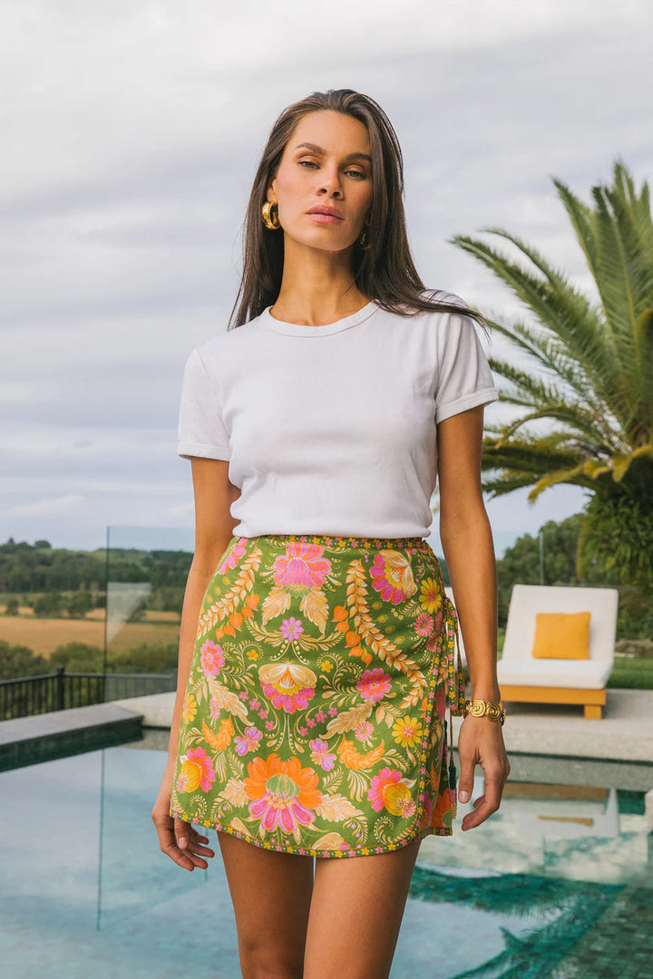 Maison Mini Skirt - Guava