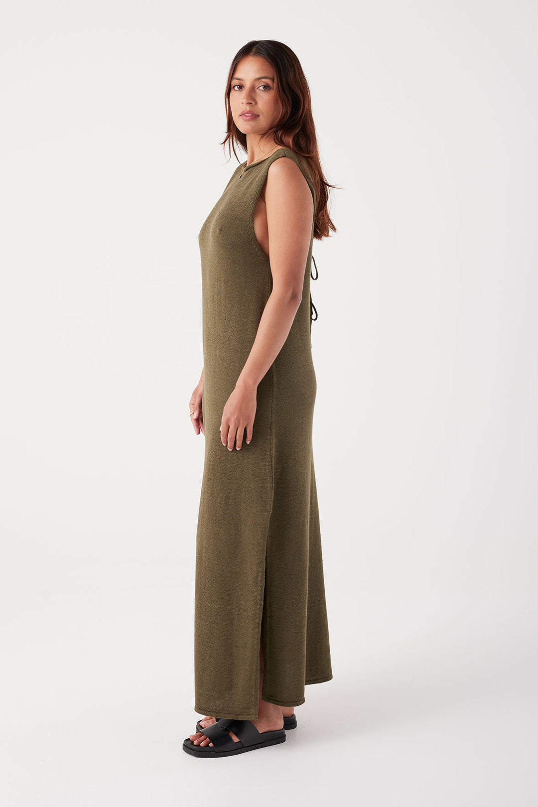 Poppy Maxi Dress - Olive