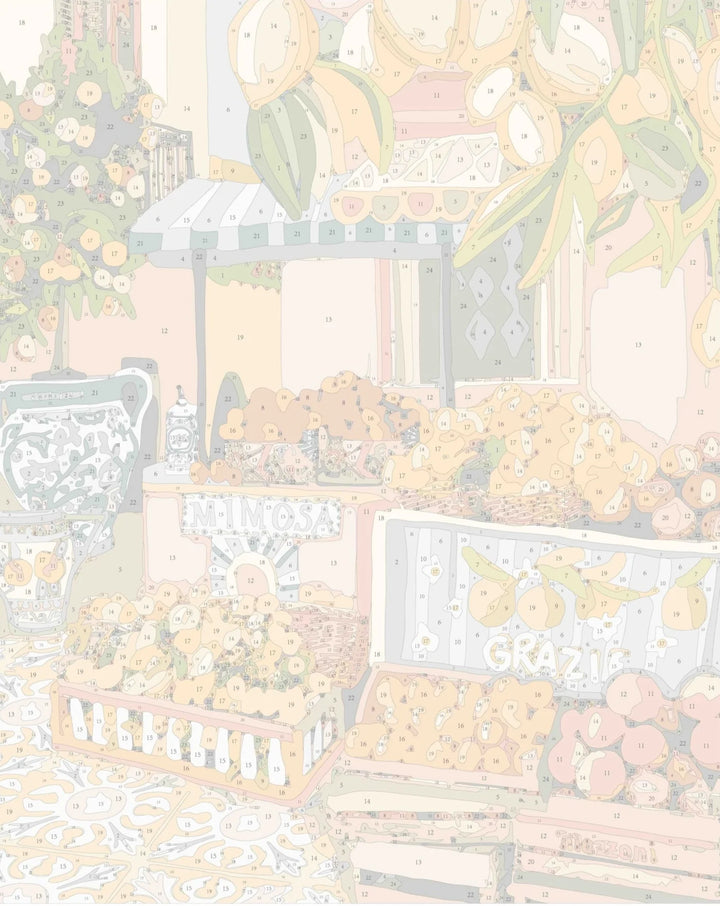 Palermo Framed Paint By Numbers Kit