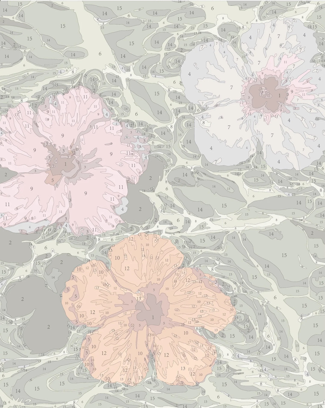 Hibiscus Dreams Framed Paint By Numbers Kit (Mini)