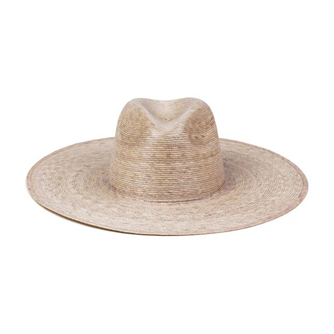 Palma Wide Fedora - Straw Natural