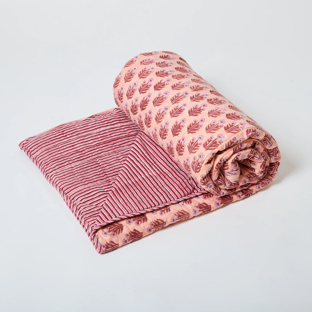 Reversible Cotton Sleeping Bag Set - Moonlight Haze