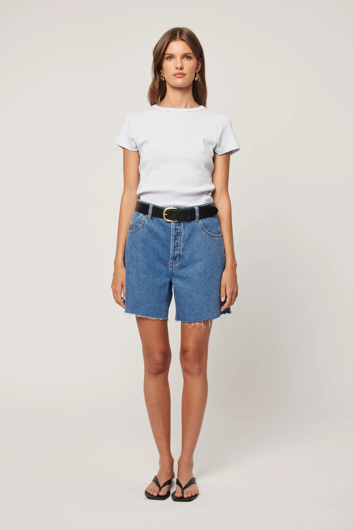 90's Relaxed Short - River Blue