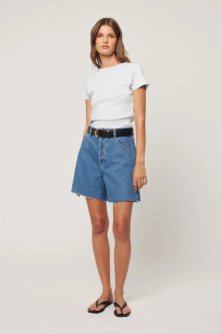 90's Relaxed Short - River Blue