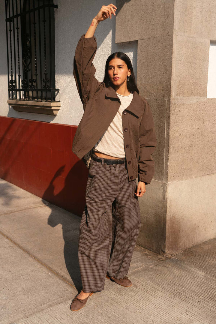 Gabe Lounge Pants - Cacao Check