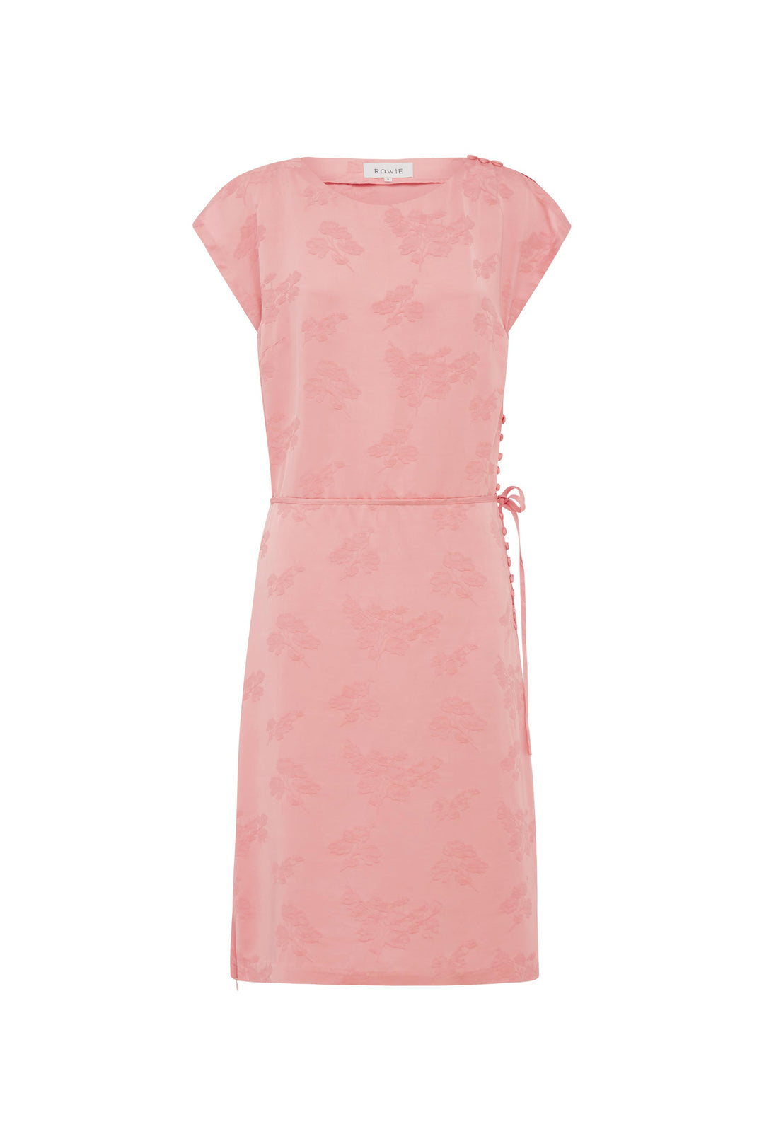 Carla Jacquard Midi Dress - Petal Pink Floral