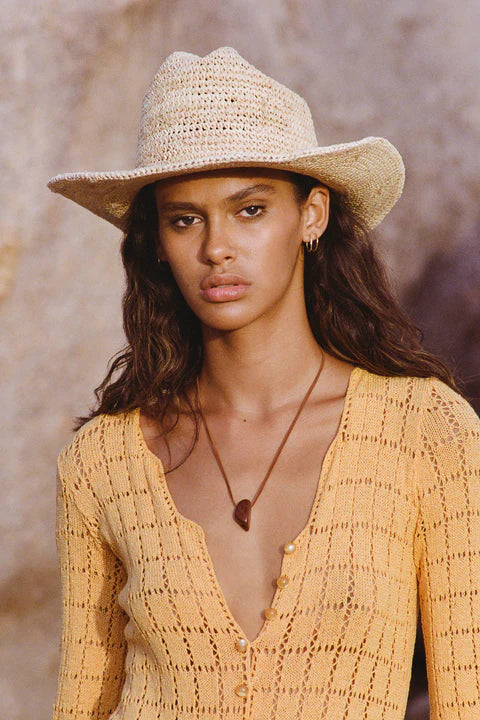 Raffia Cowboy - Natural