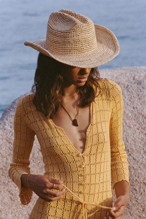 Raffia Cowboy - Natural