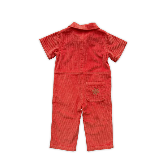 Organic Cord Boilersuit - Sauce