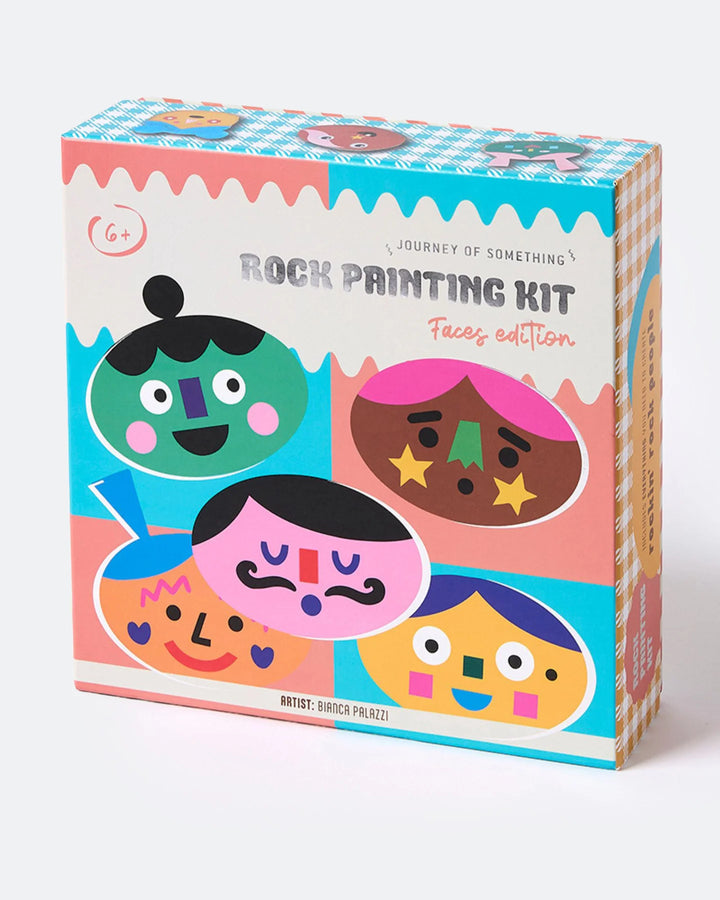 Kids Rock Painting Kit - Cool Faces