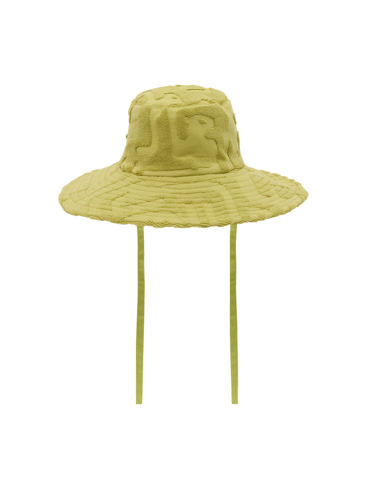 Towelling Sun Hat - Aloe