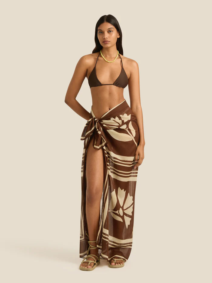 Square Pareo - Clove Coconut