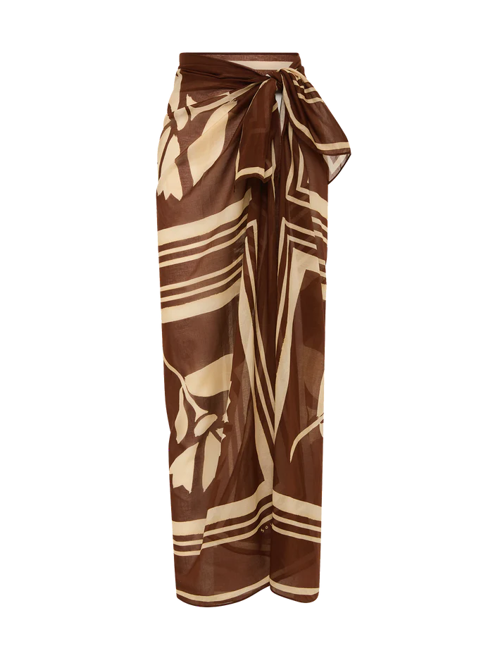 Square Pareo - Clove Coconut