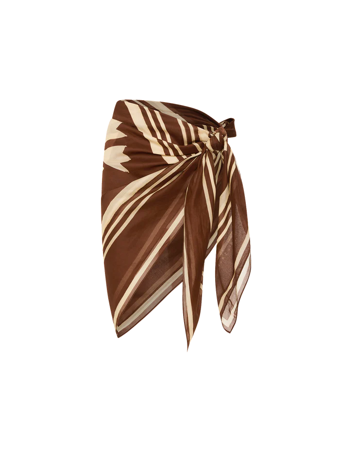 Square Pareo - Clove Coconut