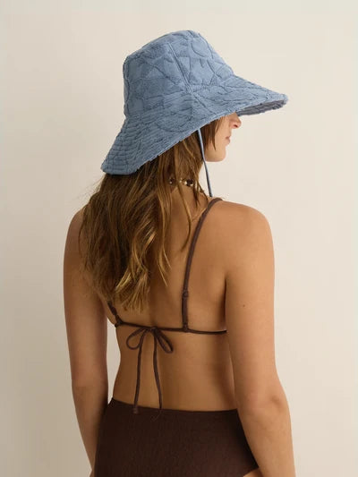 Towelling Sun Hat - Solstice Tide