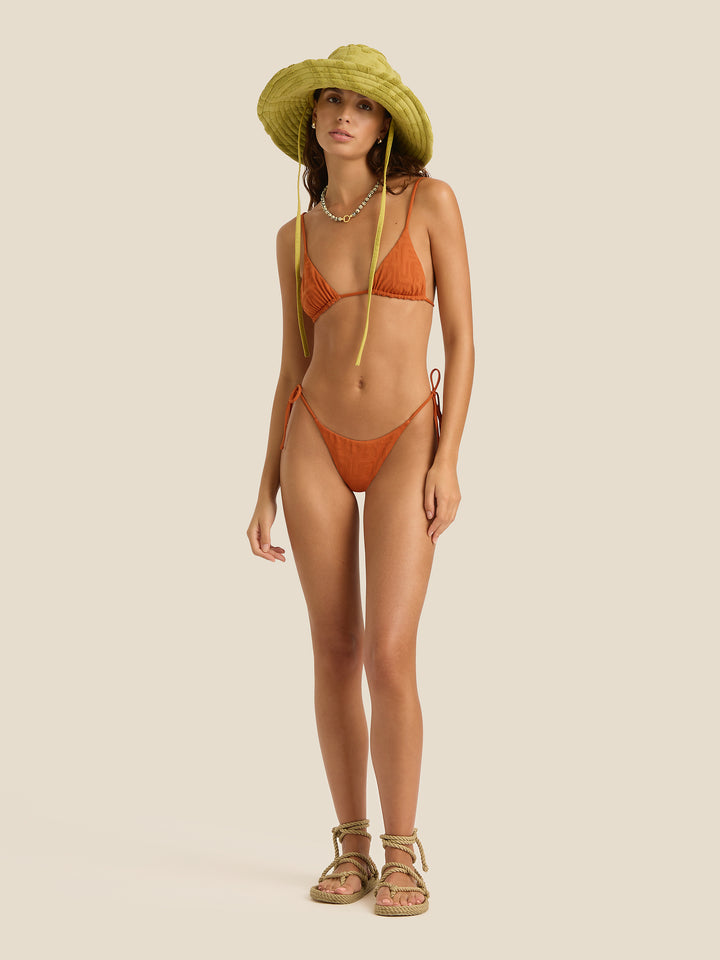 Towelling Sun Hat - Aloe