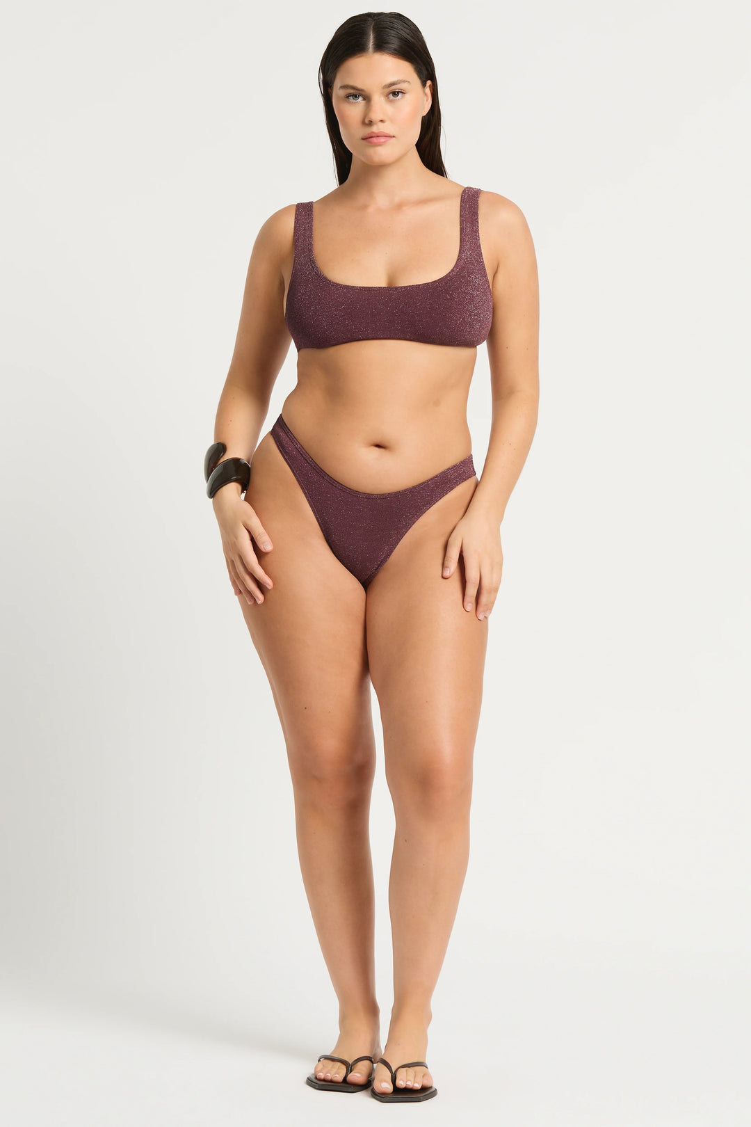 Malibu Crop - Amarena Lurex Micro