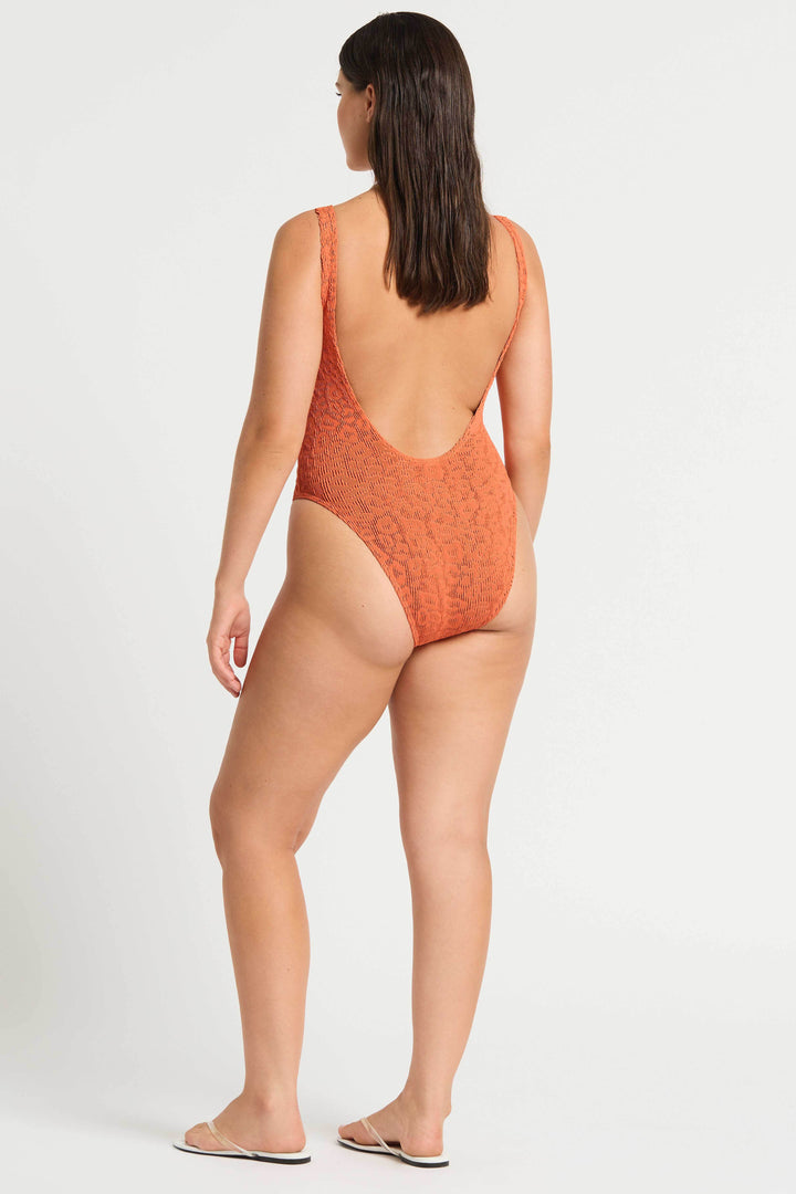 Mara One Piece - Amber Leopard