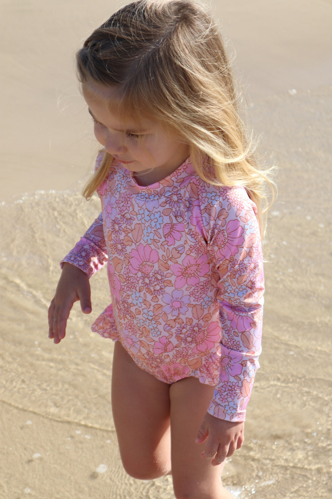 Zoe Surf Suit - Azalea