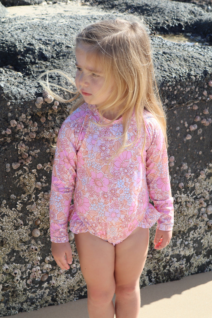 Zoe Surf Suit - Azalea