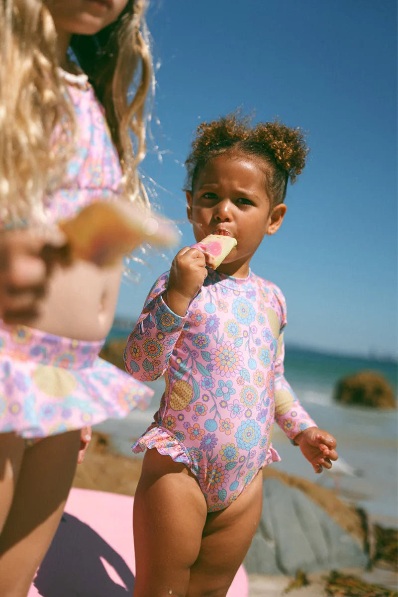 Zoe Surf Suit - Rainbow Paddle Pop