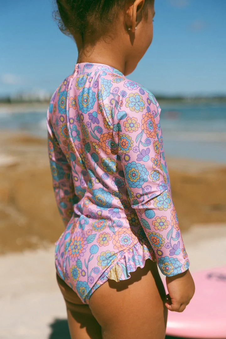 Zoe Surf Suit - Rainbow Paddle Pop