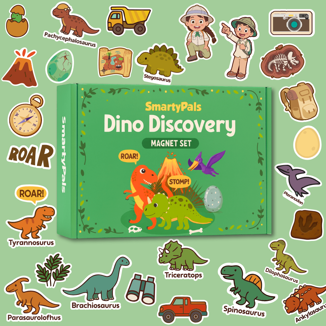 Smarty Pals Dino Discovery Magnet Set