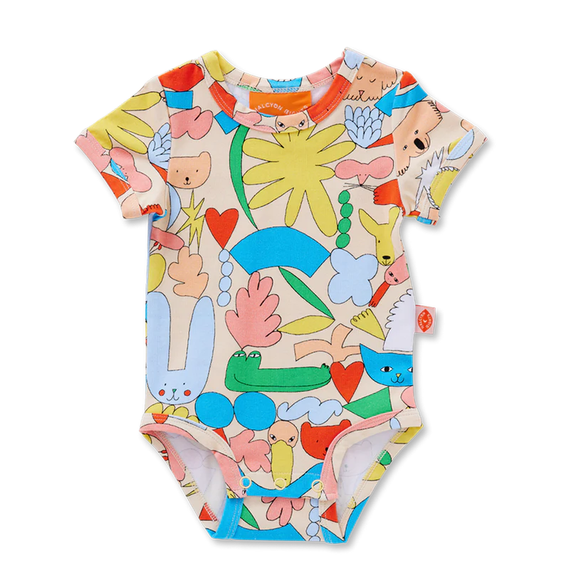 Little Billabong Short Sleeve Bodysuit