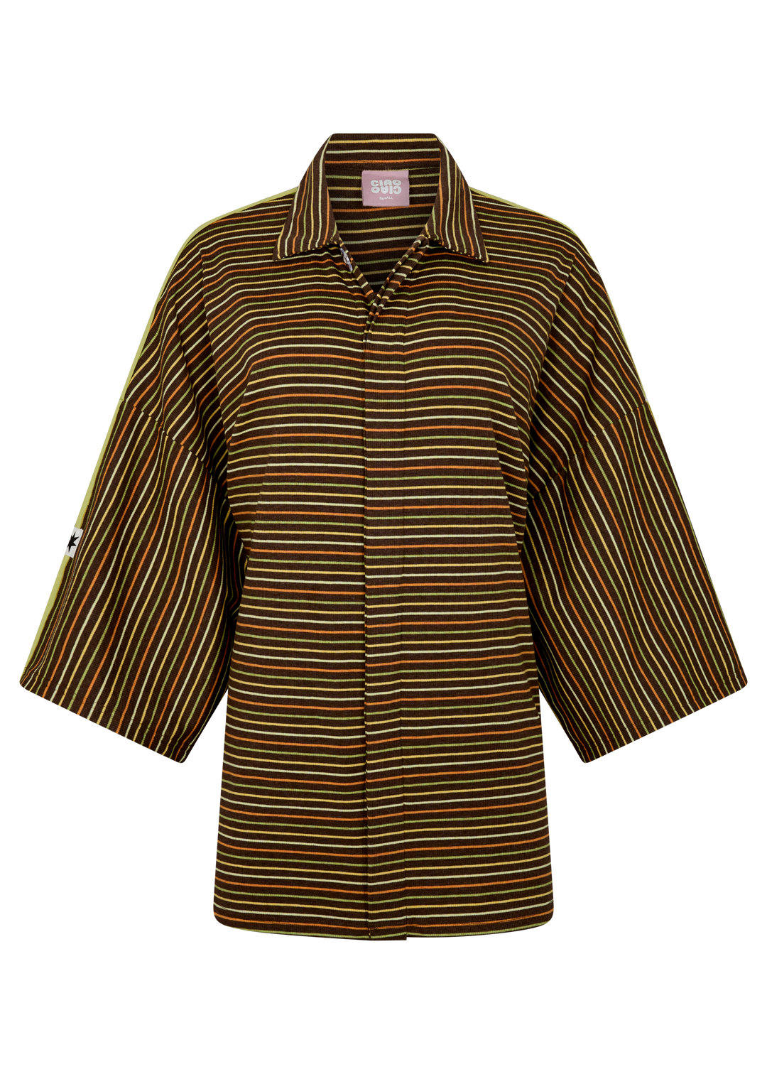 Striper Bungalow Shirt - Black Multi PRE-SALE