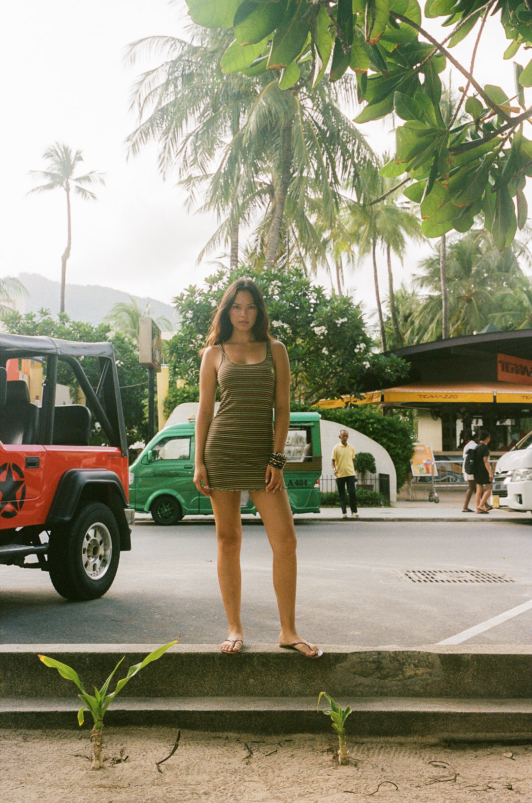 Striper Mini Dress - Black PRE-SALE