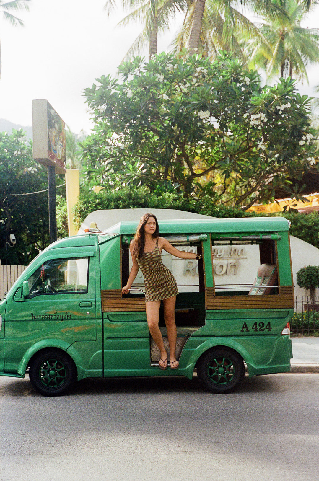 Striper Mini Dress - Black PRE-SALE