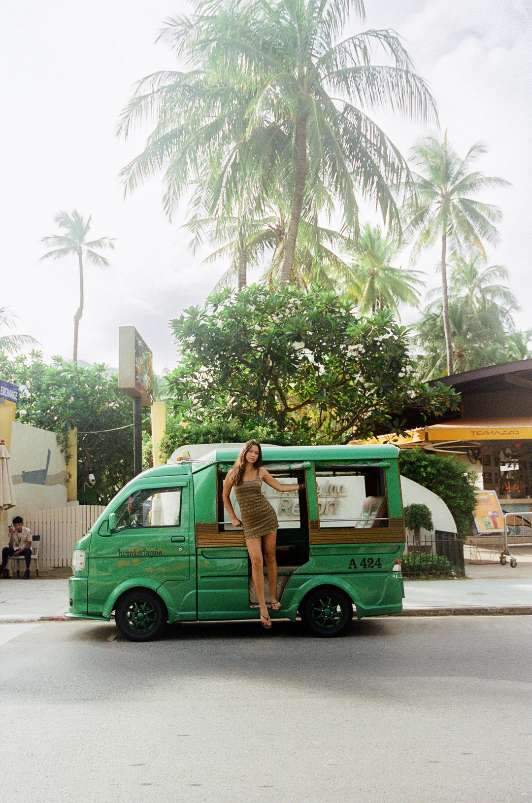 Striper Mini Dress - Black PRE-SALE